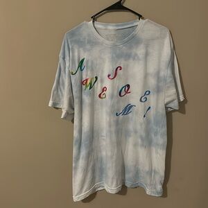 Taylor Swift “Awesome!” Blue Tie Dye T-Shirt